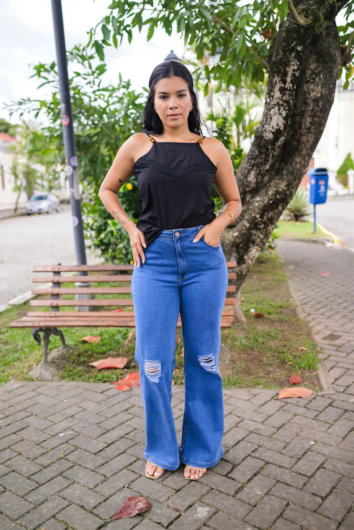 Calça Denim Lumière